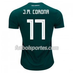 Camisetas México J.M.Corona 17 Primera Equipacion Mundial 2018